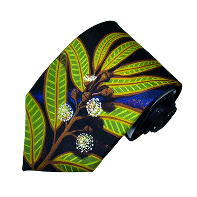 Silk necktie