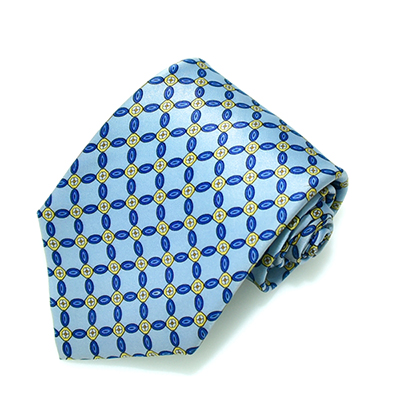 Silk necktie